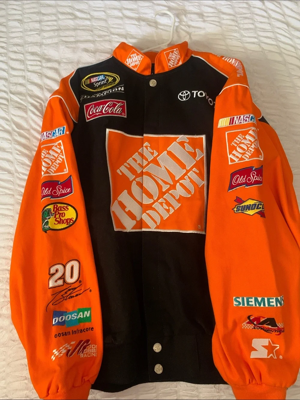 Home Depot racing jacket